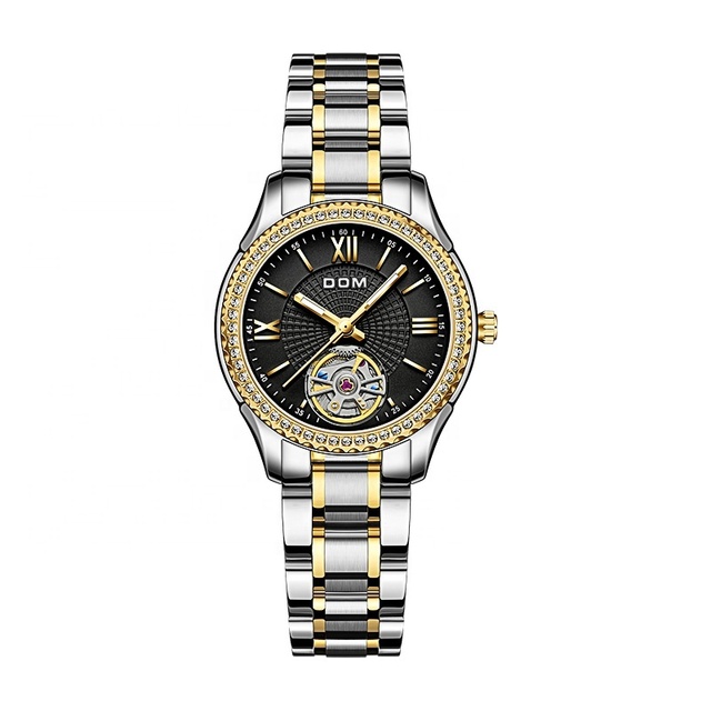 RTS High Quality Stainless Steel Strap  Mechanical  Movement  Waterproof Watch for Sale