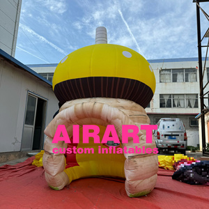 <span class=keywords><strong>Casa</strong></span> Inflable Gigante con Forma de Hongo con Puerta y Ventana para Decoración de Fiestas Temáticas - Product Image 4