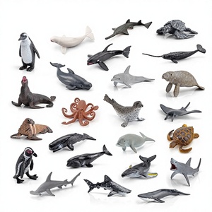 Trajes de Animales Marinos de Simulación Transfronterizos, Variedad de Modelos: Tiburón, Tortuga, Ballena, Delfín, Pingüino, Cangrejo, Criaturas del Fondo Marino, PVC, 4-6 Años, Guangdong - Product Image 1