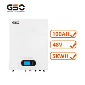 6000 Cycles 5kwh Lithium Ion Battery Powerwall 48v 100ah Lifepo4 Solar Battery For House