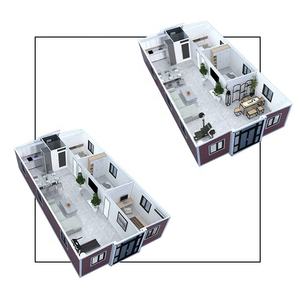 Maisons Préfabriquées Villas Maison Extensible Grande et Moderne Pour Hôpital ou Bureau Extensible et Pliable Mobile Home Modulaire - Product Image 6