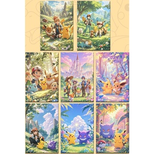 PY Nouveau jeu de société Artboard KY Studio Pikachu et ses amis Crystal Studio Cartes Pokémon personnalisées de Noël Fournisseur de personnages - Product Image 2
