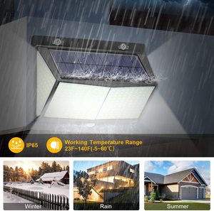 Lampu Keamanan Luar Ruangan LED, Lampu Dinding Luar Ruangan, Lampu Taman, Tenaga Surya, Lampu Banjir, Sensor Gerakan Led, Lampu Keamanan Nirkabel, LED 288 - Product Image 4