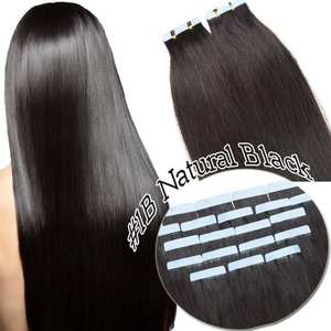 وصلات شعر لاصقة مزدوجة الجانب للجلد بالكامل بملصق خاص احترافي للصالونات - Product Image 2