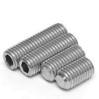 M3-M16 DIN913 A4-70 316 acier inoxydable tête Allen à six pans creux bout plat boulon sans tête vis de réglage M4-M10 M8 M12 M14 M16