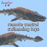 Mosasaurus a Control Remoto, Juguete Acuático Eléctrico Recargable de 2.4GHZ, Modelo Animal RC con Diseño Simulado, el Mejor Regalo para Niños