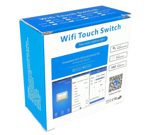 Interrupteur tactile WiFi Interrupteur mural à écran tactile en verre 4 gangs Interrupteur mural WiFi Application <span class=keywords><strong>Tuya</strong></span>/<span class=keywords><strong>eWeLink</strong></span> avec Alexa Google - Product Image 6