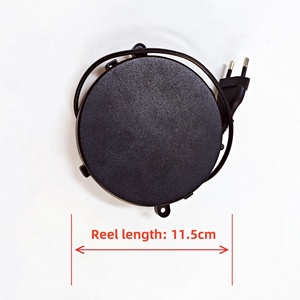 Hot 1.8m EU 2 broches Mini ressort de rappel extension rétractable automatique enrouleur de cordon de câble électrique pour aspirateur et sèche-cheveux - Product Image 3