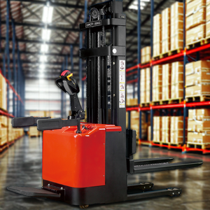 Carretilla elevadora eléctrica de 3,5 metros de altura, carretilla elevadora de 1 tonelada de capacidad, camiones apiladores hidráulicos, transpaleta - Product Image 5