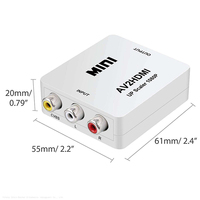 Kabel Adaptor HDTV ke RCA AV 1080p Input HDMI ke Output CVBS 3RCA Konverter Video Audio Komposit untuk PC PS3 Xbox DVD