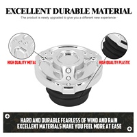 Tapa de combustible de motocicleta de aluminio CNC de alta calidad cromada para Harley Touring Road King Softail Fat Bob Sportster XL 883 48