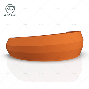 Bền Sang Trọng Nhân Tạo Đá Cẩm Thạch Đá Cong Nửa Vòng Tròn Tiếp Tân Bàn Truy Cập Cho Văn Phòng Khám Khách Sạn Trung Tâm Mua Sắm - Product Image 6