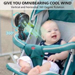 Ventilador de Clip Flexible de Bajo Precio para Compras Mixtas, Secador de Pestañas Recargable, Mini Ventilador USB Tipo Pulpo para Cochecito de Bebé con Techo - Product Image 5