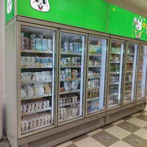 Refrigerador Vertical Inteligente para Comercios, Exhibidor de Bebidas con Puerta de Vidrio LED para Cerveza, Vino y Refrescos - Product Image 2