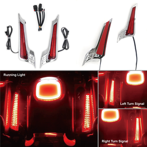 Feux de panneau LED <span class=keywords><strong>3</strong></span>-<span class=keywords><strong>en</strong></span>-<span class=keywords><strong>1</strong></span> pour <span class=keywords><strong>Harley</strong></span> Touring 2014-2023 FLHX FLTRX FLHRXS, clignotants <span class=keywords><strong>arrière</strong></span>, feux de freinage et feux de position - Product Image 4