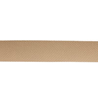 Ruban métallique Lurex brillant or et argent 25-38mm en polyester, directement de l'usine, pour sangle de sac et ceinture de mode