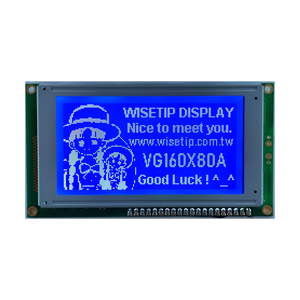 โมดูลจอแสดงผลกราฟิก LCD Wisetip รุ่น Vg160X80A พร้อมตัวควบคุม Sap1024B - Product Image 1