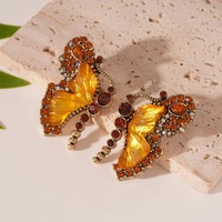 Collier Cœur Fleur Vintage Plaqué Or 18K en Cuivre Incrusté de Diamants, Style Rétro Élégant Longueur Clavicule pour Mariage et Fête
