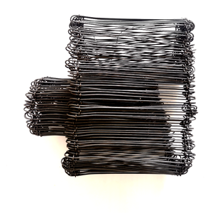 二重ループワイヤータイ/ブラックアネードバッグタイ/ワイヤー留め具アーマチュア/バインディングワイヤーアイレット付き - Product Image 5