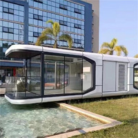 Extérieur préfabriqué hôtel chez l'habitant bureau conteneur mobile petit luxe Apple Pod espace modulaire capsule maison