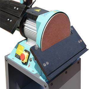 Amoladora <span class=keywords><strong>de</strong></span> Banda Ajustable <span class=keywords><strong>de</strong></span> 150 mm con Motor <span class=keywords><strong>de</strong></span> 1100 W, Máquina <span class=keywords><strong>de</strong></span> <span class=keywords><strong>Banco</strong></span> con Disco <span class=keywords><strong>de</strong></span> 12 Pulgadas para Pulir y Esmerilar Madera - Product Image 5