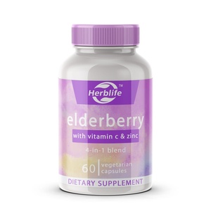 Cápsulas de Saúco con Zinc y Vitamina C para Adultos, Suplemento Herbal, Venta Caliente OEM/ODM - Product Image 1