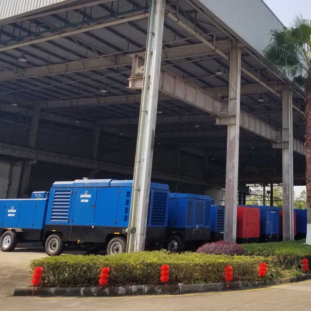 Liutech LUY New Portable Diesel-Powered Screw Air Compressor CE Certified Air Engine Bearing OEM/ODM Services Bulk Orders