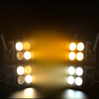 Projecteurs LED COB étanches 4 yeux 200W blanc froid/blanc chaud pour scène de mariage et de banquet