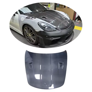 ฝาครอบเครื่องยนต์คาร์บอนไฟเบอร์ ชิ้นส่วนตัวถังรถยนต์ ฝากระโปรงหน้า สำหรับรถปอร์เช่ <span class=keywords><strong>718</strong></span> เคย์แมน อัพเกรดเป็นชุดแต่ง GT4RS - Product Image 2