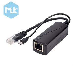 Separador POE Estándar MLK de 100 Mbps, 48 V <span class=keywords><strong>a</strong></span> 5 V 2.4 <span class=keywords><strong>A</strong></span>, <span class=keywords><strong>Micro</strong></span> <span class=keywords><strong>USB</strong></span>/TIPO-C/5.5 * <span class=keywords><strong>2.1</strong></span> - Product Image 1