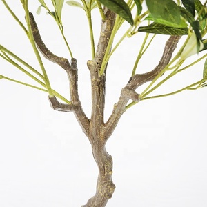 Offre Spéciale maison jardin décoration nouveau Design feuille de soie Faux Simulation bonsaï plante <span class=keywords><strong>olivier</strong></span> artificiel - Product Image 4