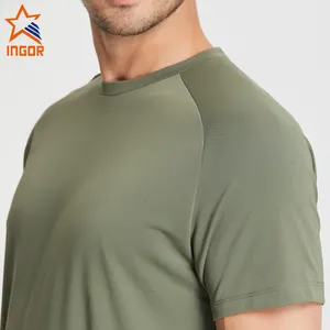 Ingor Lightweight Male Muscle Active Fitness Wear Sport Lauf hemden Herren Fitness Gym T-Shirt