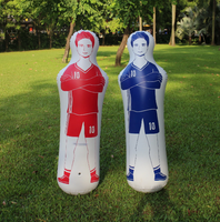 Gonflable pvc football mannequin de formation de football football mannequin gonflable gardien de but mannequin de formation
