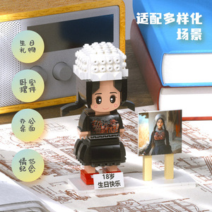 Tùy Chỉnh <span class=keywords><strong>3D</strong></span> Mini-Con Số Xây Dựng Khối Bộ Quà Tặng Cảm Xúc Cho Bạn Bè Monbix Hành Động Gạch Con Số Thiết Kế Đồ Chơi - Product Image 3