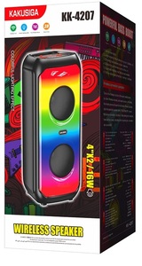 Kakusiga Portable <b>Bluetooth</b> <b>Speaker</b> 2x4 Inch 16W RGB <b>Lights</b> Party Use - Product Image 3