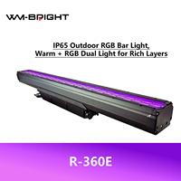 Barra de Luz LED Pixel R-360E de 360W, Impermeable IP65, 18000lm, Luz Estroboscópica, 1800K, para Conciertos al Aire Libre