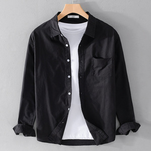 Camicia Giacca Lunga da <span class=keywords><strong>Uomo</strong></span> 2026, Nuova Versione Coreana, Stile Trendy e Comodo per Ufficio e Uomini Eleganti - Product Image 4