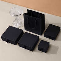 Nouvelle boîte à bijoux rectangulaire haut de gamme noire et blanche avec doublure en éponge pour bagues, bracelets, colliers, emballage exquis pour bracelets