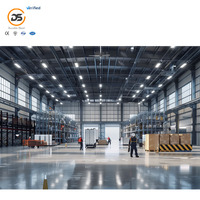 Atelier préfabriqué en acier de grande taille, bâtiment préfabriqué industriel haute résistance pour la fabrication