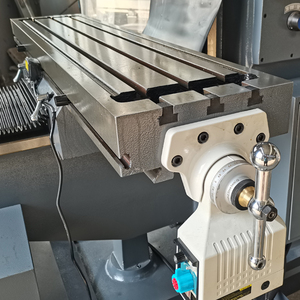 4HW Vertical and <strong>Horizontal</strong> Turret <strong>Milling</strong> <strong>Machine</strong> <strong>Table</strong> Size 1370x305mm Y-axis Rotation &plusmn;90&deg;+45&deg; Automatic Feed Voltage 380V - Product Image 5