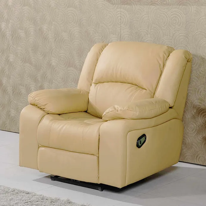 Italienisches elektrisches einzelnes liegendes Sofa entspannen Sessel Freizeit Liegestuhl Wohnzimmer