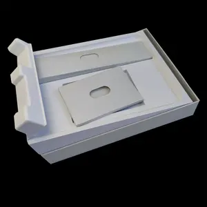 Caja de embalaje moldeada de papel con logotipo personalizado, embalaje de lujo, ecológico, prémium, para electrónica, teléfono, reloj, auriculares