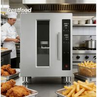 Friteuse professionnelle sans huile, 30L au total, filtration des fumées à 8 niveaux, 50 programmes, levage automatique, pour snack-bar intérieur