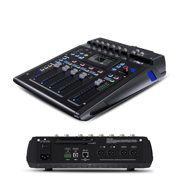 Professional TQ10 Dj Audio Mixer with USB Player for Dj Live Sound DSP Effect Processor Console Living