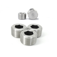 Vis à tête hexagonale conique DIN 906 1/4 1/8 PT BSP, bouchons de tuyau