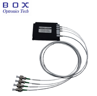 Module WDM Raman 1x3 Box Optronics 1450/1550/1660nm à faible perte d'insertion et isolation élevée, connecteur FC/APC, garantie 1 an