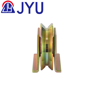 Công nghiệp-phong cách Vàng duy nhất mang khung thép cho bền cách âm cửa trượt phần cứng cổng bánh xe vít cài đặt - Product Image 5