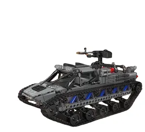 Mould king military series~EV2 all terrain tracked vehicle 20030 electric version block assembly ornament children's toy