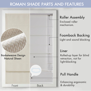 Tende Personalizzate <span class=keywords><strong>per</strong></span> Finestre con Controllo Remoto Wi-Fi, Tende Romane Automatiche Intelligenti Senza Fili, Oscuranti Motorizzate - Product Image 3