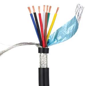 Câble d'alimentation basse tension RVVP 2,5 mm² à quatre conducteurs en cuivre, blindé en maille, isolé en PVC, vente directe d'usine - Product Image 4